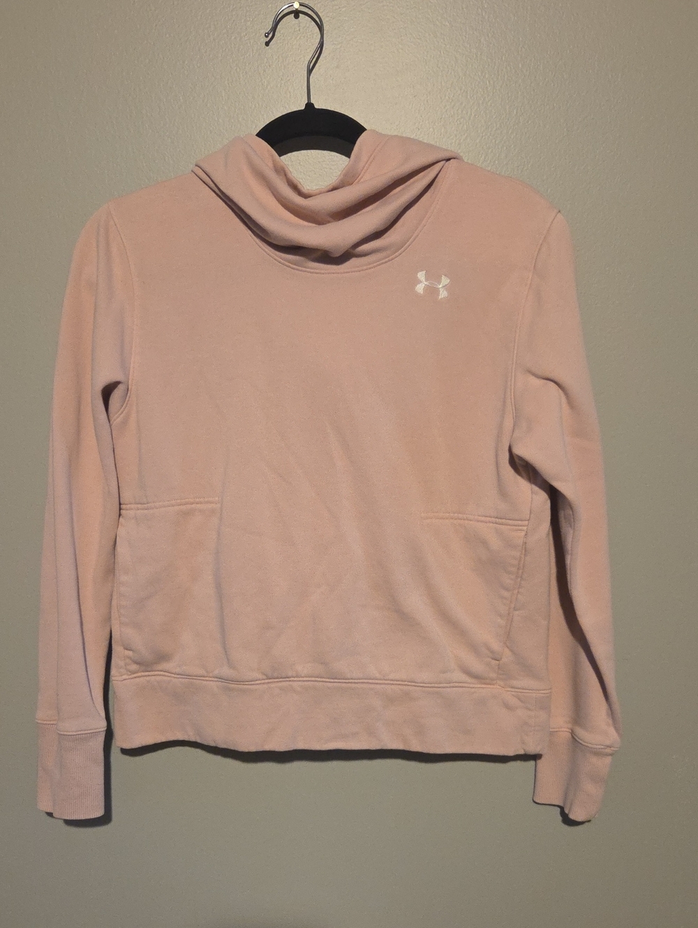 Under Armour Pale Pink Women's Pullover Hoodie with Logo